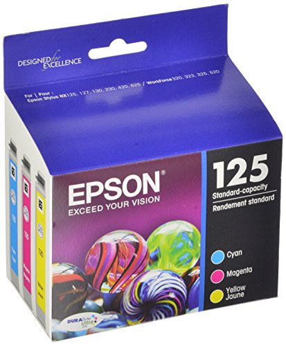 Epson T125520 DURABrite Ultra Color Combo Pack Standard Capacity Cartridge Ink