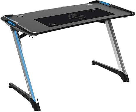 Alpha Gamer Lectra Rgb Gaming Table Amazon De Kuche Haushalt
