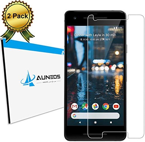 Google Pixel 2 Screen Protector, AUNEOS Google Pixel 2 Tempered Glass Screen Protector [Case Friendly] Ultra Clear 0.2mm Glass Screen Protector for Pixel 2 (2Pack for Pixel 2)