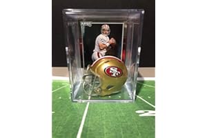RIDDELL San Francisco 49ers Throwback NFL Helmet Shadowbox w/Steve Young card