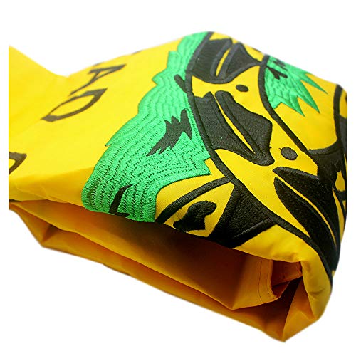 VSVO Embroidered Gadsden Flag (Don't Tread On Me) 3x5ft with Long Lasting 300D Nylon, Double Sewn Stripes and Brass Grommets, UV Protected