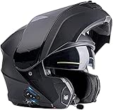 Bluetooth Flip Up Motorcycle Helmet for Women and