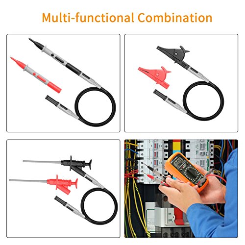 10-in-1 Electronic Test Lead Kit Multimeter Test Lead Set Automotive Test Lead Kit And Auto Diagnostic Tools