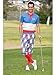 Men's American Flag USA Patriotic Golf Knickers & Socks - Traditional Old School Retro Red White & Blue Golf Pant