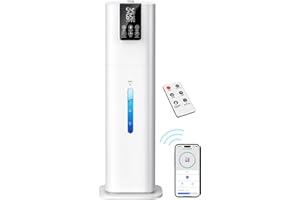 Smart Humidifiers Large Room Bedroom Home,2.11Gal(8L) Quiet Top Fill Cool Mist Humidifier,Smart App & Remote Control, 3 Speed