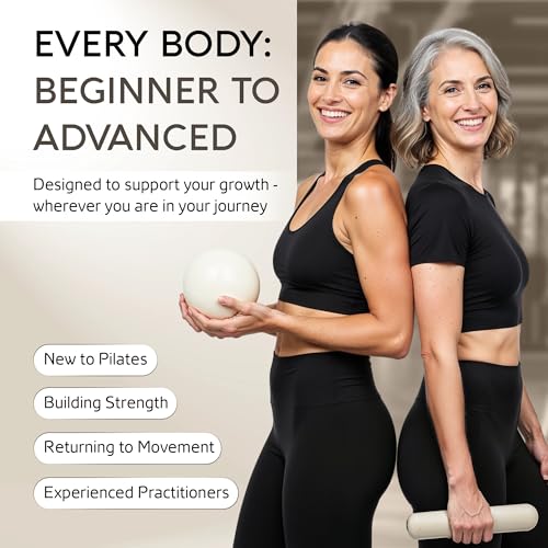 Pilates 101 Essential Pilates Kit & Equipment — Pilates Ring, Mini Ball, Resistance Bands, Hand Weights, Adjustable Ankle & Wrist Weights, Gliding Discs | 7-Piece Studio-Quality Set for Home & Studio