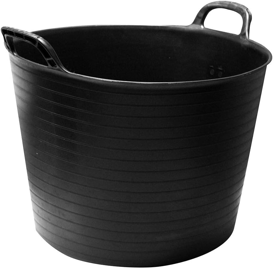 PlasticForte Kingfisher TUBB42 Black 42L Tub 45x39x48 cm