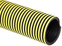 Flexaust 5991500200 Statpath Plus Polyethylene Flexible Hose, 18 psi, 25' Length, 1.5
