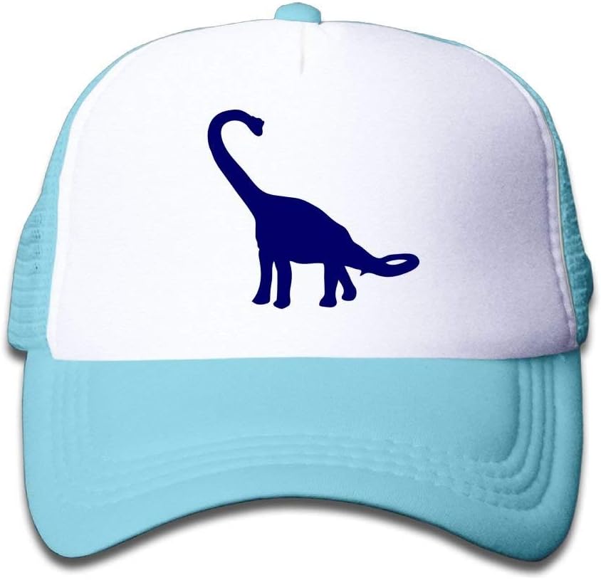 KKAIYA Blue Dinosaur Youth Toddler Mesh Hat Boys and Girl Baseball Trucker Cap