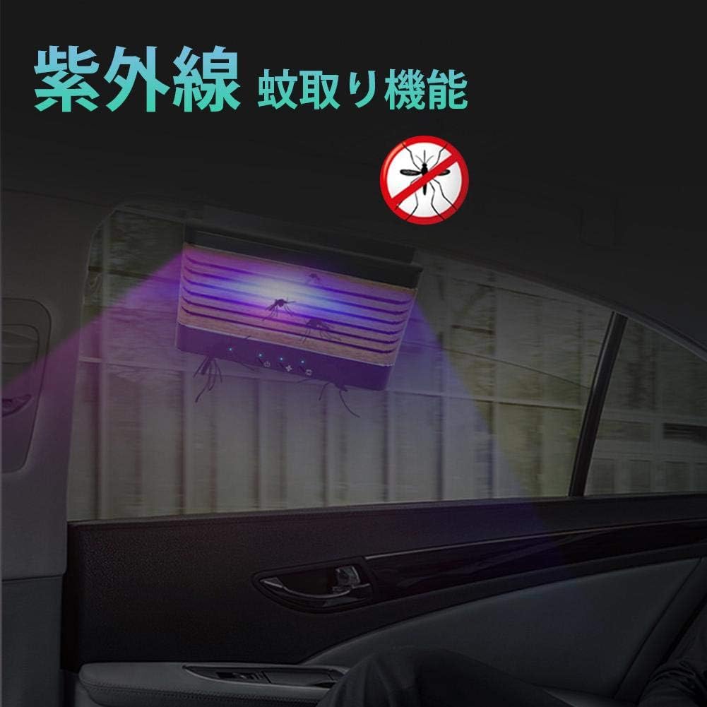 Amazon Negotrztna ソーラーファン 車用換気機 自動空気循環用 冷房効率が大幅に向上 ソーラ充電式 紫外線蚊取り モバイルバッテリなど機能搭載 簡単取付 ブラック ミツハニー 車載用冷暖房器具 車 バイク