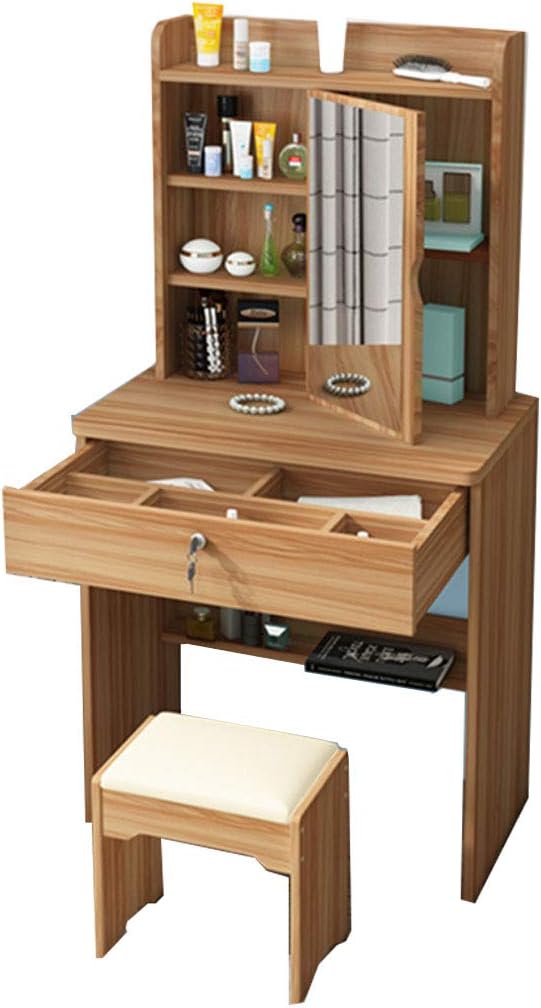 Tocadores Juego De De Madera con Espejo Abatible, De Consola Moderna Y