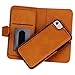 iPhone 8 Plus Case, iPhone 7 Plus Case, iPhone 6sPlus/6 Plus Case, Leather Cover Zipper Wallet Purse Magnetic Detachable Slim Back Cover Credit Card Holder for iPhone 8Plus 7Plus 6sPlus 6Plus (Wallet)