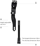 BREEZO Adjustable Bicycle Kickstand Aluminum Alloy with Anti Slip Feet view 5