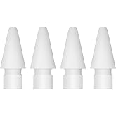 Apple Pencil Tips (4 pack) | Includes 4 Apple Pencil tips and 1 year warranty for writing, drawing and navigation