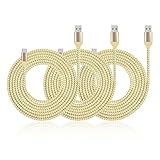 MIVINE Type C Charger Cable, 3 Pack 6Ft Nylon Braided USB C Fast Charging Data Cable for Galaxy Note 9 8 S10 S9 S8 A9s A8s Oneplus 6T 5 Google Pixel 3 XL LG G7 G6 G5 V40 V35 V30 ZTE Nintendo Switch