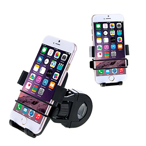 Bicycle Phone Mount, HAWEEL Slide-Proof Potable Bike Phone Mount with Universal Cradle for iPhone Samsung HTC Smartphones GPS and Other Compatible Devices.