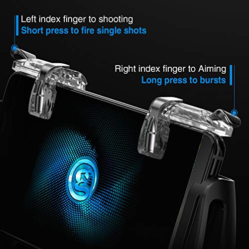 GameSir Mobile Game Controller, Metal L1R1 Triggers,Sensitive Shoot and