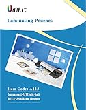 Hot Thermal Laminating Pouches 5Mil - 9x11.5 Inches for sealed 8.5x11