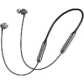 Neckband Bluetooth Headphones, In-Ear Wireless Earbuds 27g Ultra-Lightweight Comfort 8H Playtime Deep Bass Headset Wireless Stereo Neckband Earbuds with Microphone, for Sports/Workout/Office (Black)