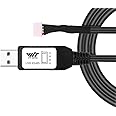 WitMotion USB to RS485 Modbus RTU UART Converter Cable with CH340 Chip, Terminated by 4 Way Female Socket Header, Serial Adap