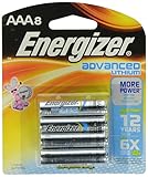 Energizer Advanced Lithium Batteries, AAA Size, 8 Count