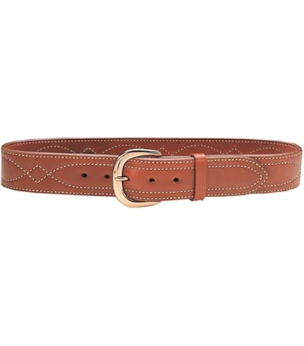 7443 B12 Fancy Stitched Belt, 1.5\