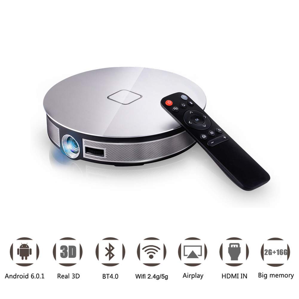 Proyector 3D A8S, proyector de Video con Soporte de 300 ...