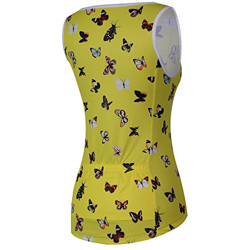 Cycling Sleeveless Jersey Vest Women/Bicycle Cycle Summer Vest Women/Breathable Bike Vest Sleeveless (S, 11)