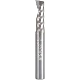 YONICO Solid Carbide Single Flute Upcut End Mill Router Bits CNC Spiral O Flute 1/4-Inch Diameter 1/4-Inch Shank 31014-SC