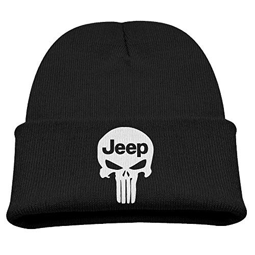 White Punisher Skull Infant Baby Beanie Cap Winter Hat One Size