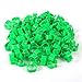 100PCS/Bag 16MM 001-100 Numbered Plastic Poultry Chickens Ducks Goose Leg Bands Leg Rings (Green)