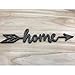 Home Arrow Wood Sign Home Decor Wall Art Rustic Front Door Unfinished 12