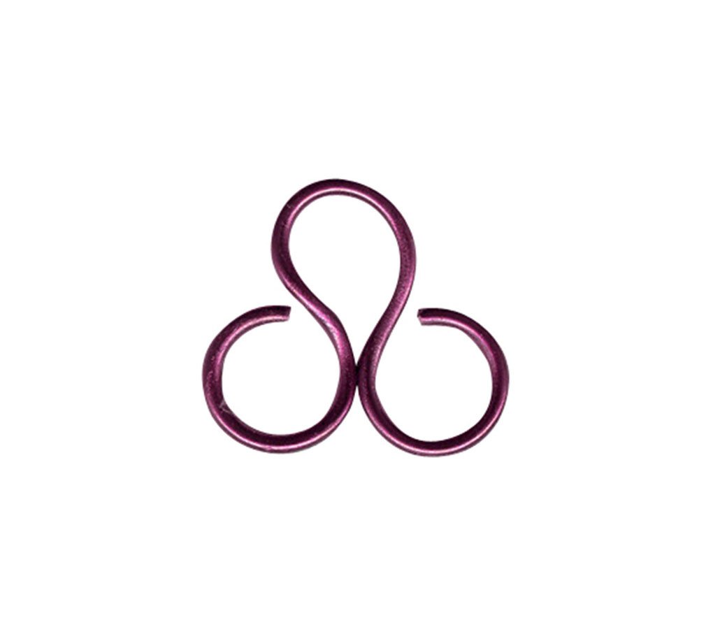 Vaessen Creative Aluminium Craft Wire 32.8 ft (10 m) x 0.16" (4 mm) Aubergine (Purple) - Flexible Metallic Wire for Crafting, Flower Arranging, Jewellery Making and Modelling