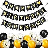 Happy Birthday Banner, Personalized Birthday