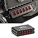 6 Switch Box Controller with 6 Panel Backlit LED Switch Box with 5 On/Off Rocker Switches and 1 Momentary Switches - A/B/C/D/E/F Control Box for Car. Truck, RV, Camper, Boat Rocker Switch Panel