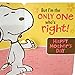 Hallmark Funny Mother's Day Card from Son (Snoopy)