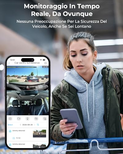 NUASI 4G LTE Dash Cam Car Front and Rear Camera 2K/1080P | 32GB SD Card Included, with 24/7 Parking Modes, GPS, OBD, G-Sensor, APP Alert, Night Vision, Two-Way Audio