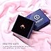 Esberry S925 Sterling Silver Rings Rose Open Ring 3D Rose Shape Adjustable Ring Jewelry for Women and Girls (Rose Gold, 9.25)
