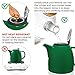 Tealyra - Drago Ceramic Teapot Green - 37oz (4-6 cups) - Large Teapot with Stainless Steel Lid Extra-Fine Infuser for Loose Leaf Tea - Lead-free - 1100ml