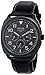 Pulsar Men's PP6085 Stainless Steel Watch with Black Leather Band