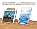 SAMDI Tablet Stand, Wood iPad Stand: Desktop Stand Holder Dock for New iPad 2017 Pro 9.7, 10.5, Air Mini 2 3 4, Kindle, Nexus, Accessories, Tab, E-Reader, Other Tablets (4-13 inch)-(White Birch)