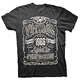 Vintage Aged To Perfection 1986 - Distressed Print - 30th Birthday Gift T-shirt