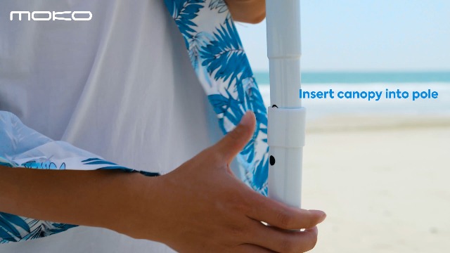 MoKo Beach Cabana 8x8 Sun Shelter Tent with UPF 50+ Protection, Removable Walls, Wind Resistant image 26