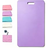 Erasable Badge Notes, Reusable Silicone Vertical Horizontal Badge Buddy, Ballpoint Pen Write &amp; Alcohol Badges Notepad, Mini Whiteboard Clipboard for Nurses Doctor Teachers (Purple)