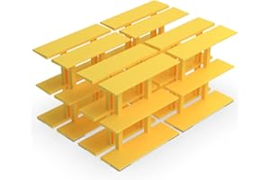 GRIN OWL 8 PCs Mini Shelf for 5 Surprise - Mini Brands, Fit 120-160 Mini Brands No Installation Needed, Toy Shop Display Stand Compatible with Mini Brands (Shelf Only)