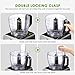 Food Processor 12-Cup, Multi-Function Food Processor 6 Main Functions with Chopper Blade, Dough Blade, Shredder, Slicing Attachments, 3 Speed 600W Powerful Processor, Silver