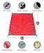 OpenWorld Outfitters Ultalight Backpacking Tarp, Hammock Tarp, Camping Tarp, Outdoors, Beach, Everyday Tarp, 4 Solid Steel Stakes and 1 Small Carabiner Clip