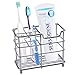 K-Steel Stainless Steel Bathroom Toothbrush Holder Stand Toothpaste Holder Sturdy Storage Holder