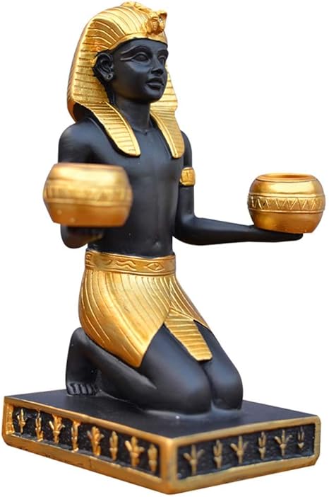 Amazon 古代エジプトのファラオ像 樹脂エジプトのファラオモデル工芸品オフィスデスクトップ装飾リビングルーム装飾15 5 11 8 5cm 置物 オブジェ オンライン通販