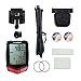 Wireless Bicycle Computer Waterproof Bike Speedometer Cycling Odometer Fineed LCD Backlight Multi Functions